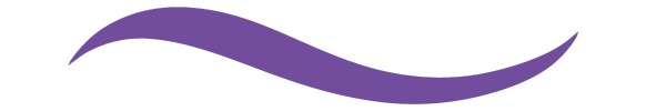 A purple curved wave